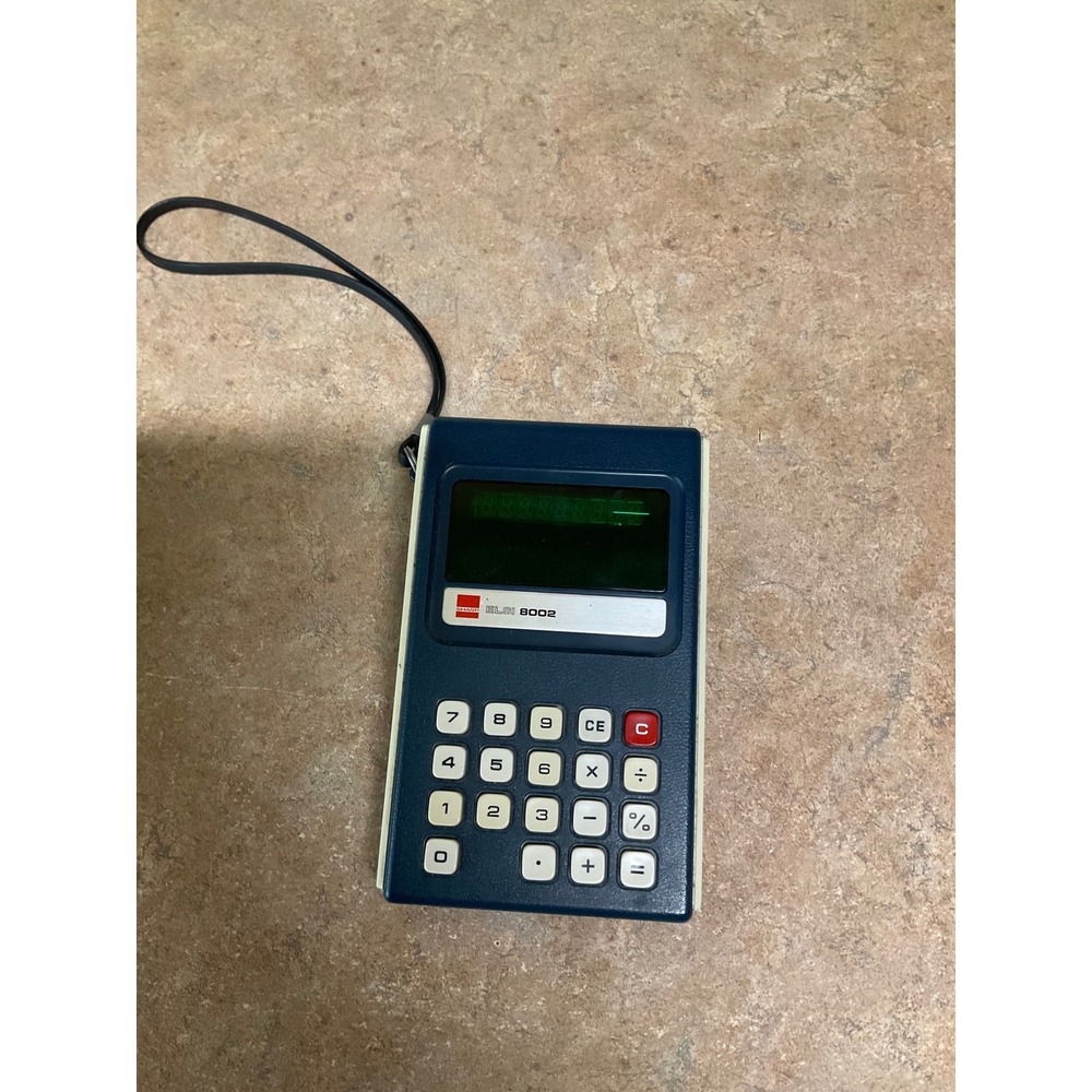 Vintage‎ Sharp ELSI EL-8002 Calculator VFD Display Made in Japan Retro 1970s